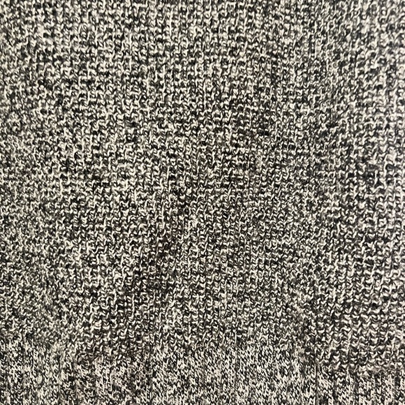 Madewell Turtleneck with open back in peppered black/gray - Picture 3 of 3